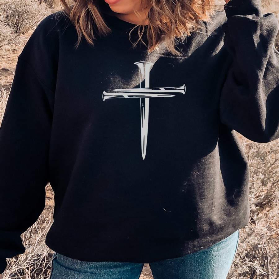 Cross Nails Sweatshirt or Hoodie