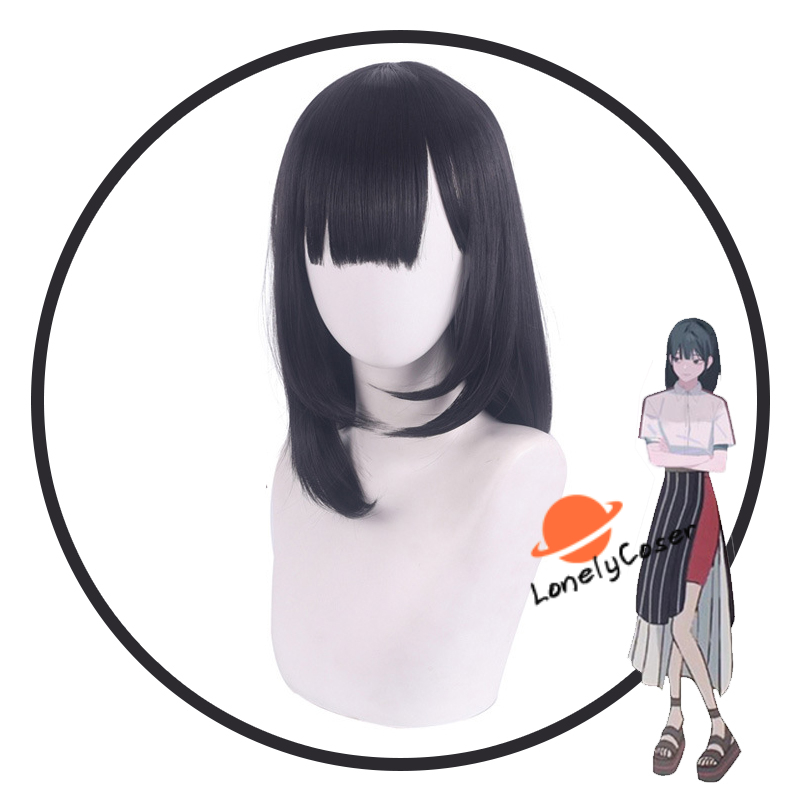 Anime Time Agent Qiao Ling Cosplay Costume Black Wig Shirt Skirt T-shirt Uniform Halloween Party Outfit Halloween Girls Women alx