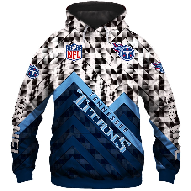 Tennessee Titans Hoodie 3D Cheap Long Sweatshirt Pullover Size S-5Xl