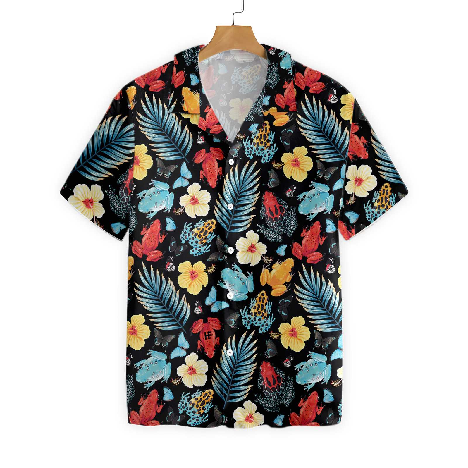 Tropical Flowers And Frogs Hawaii Shirt Ha92266