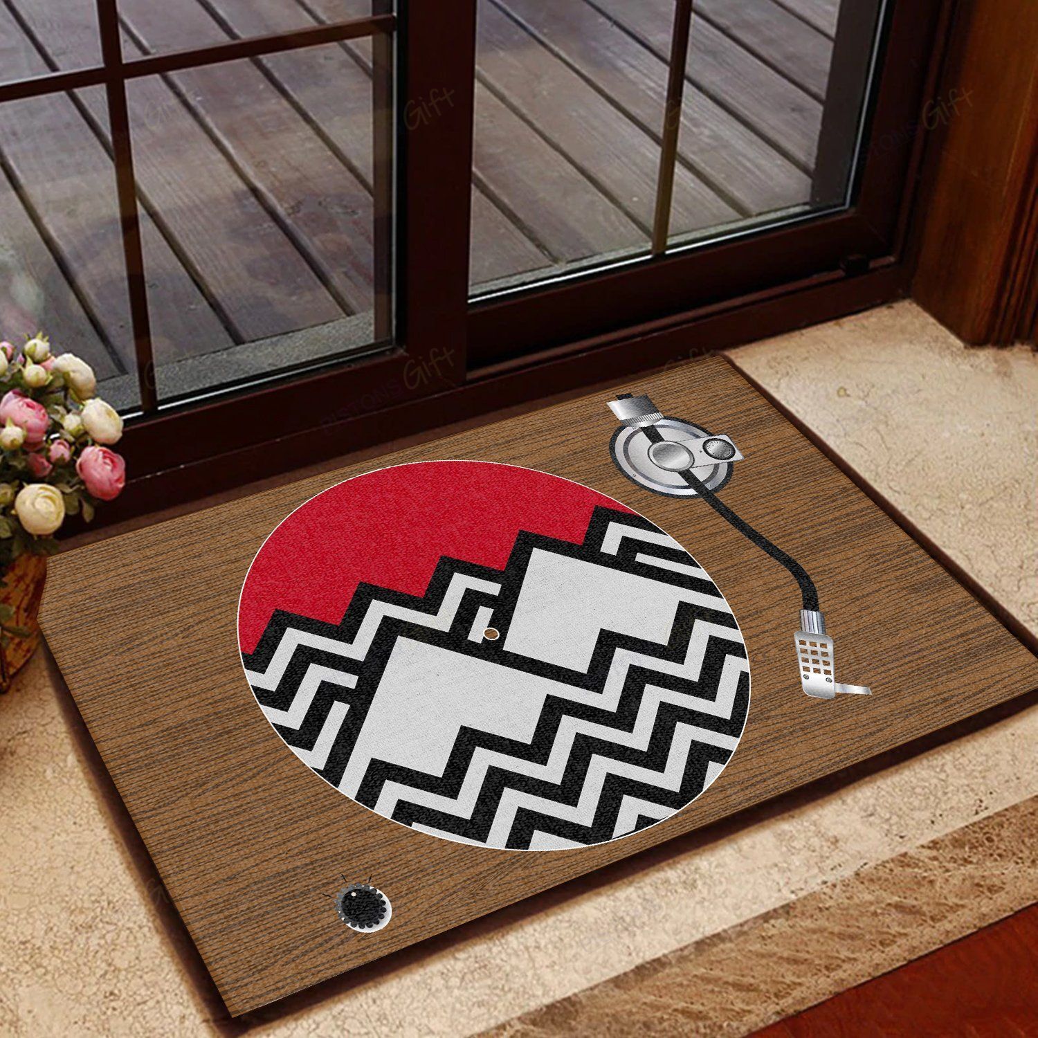 Twin Peak All Over Printing Doormat