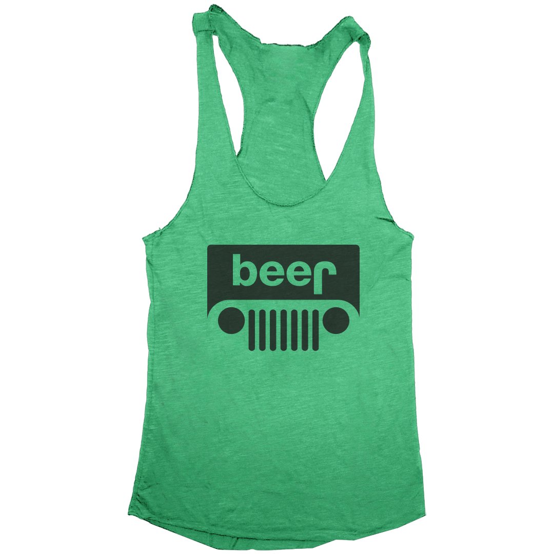 Beer Jeep Logo Women’S Racerback Tank Lt11