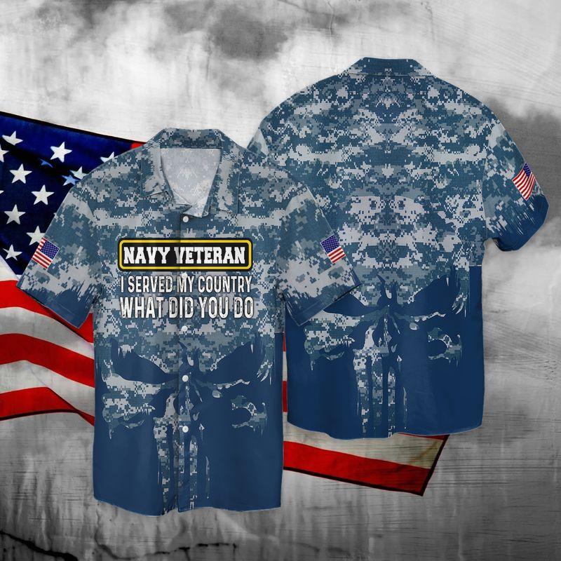 Navy Hawaii Shirt For Men Women Adult Ha38578