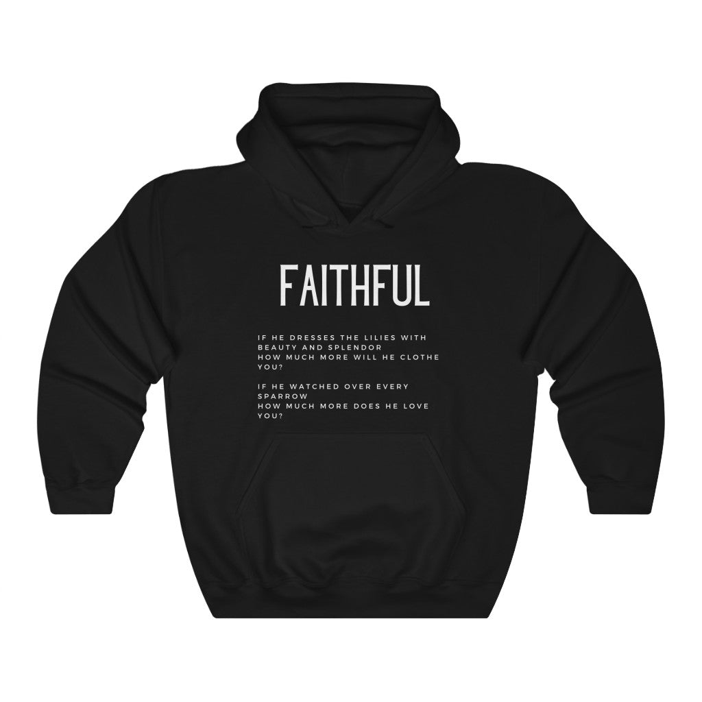 Faithful Hoodie, Trendy Christian Sweatshirt, Christian Hoodie For Women, Men’S Christian Hoodie, Maverick City Music Apparel