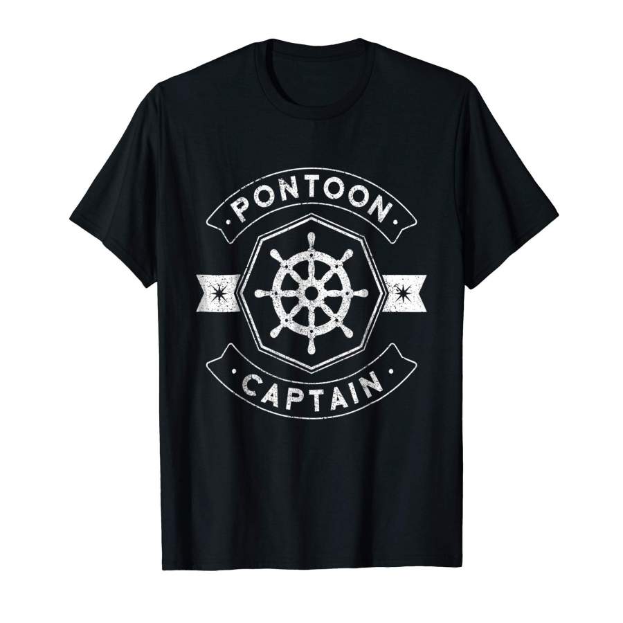 Pontoon Captain T-Shirt  Boat Accessories