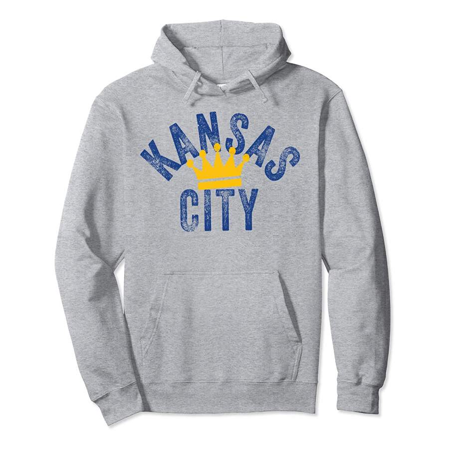 Vintage Kc Royal Blue Fan Gear Kansas City Classic Kc Design Pullover Hoodie Unisex 3D All Over Print