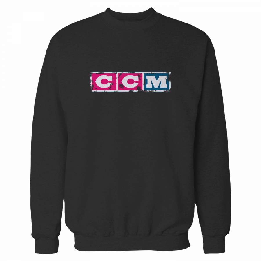 Ccm Logo Hockey Crack Sweatshirt