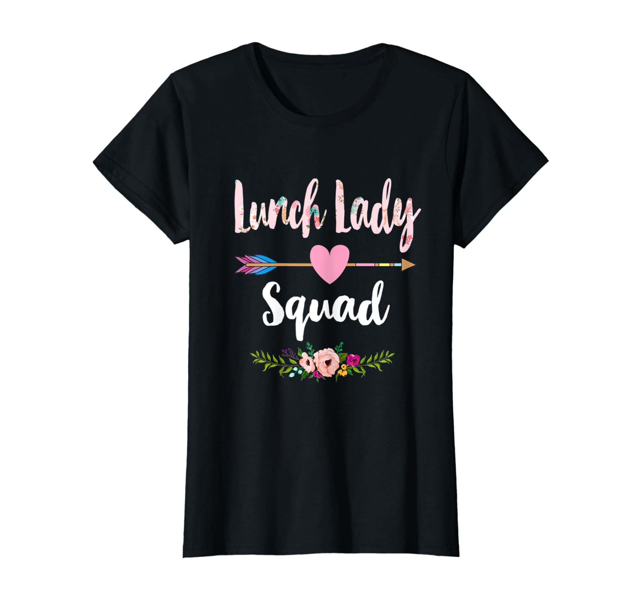 Womens Cute Lunch Ladies Squad TShirt Llama Lunch Lady School Gift T-Shirt