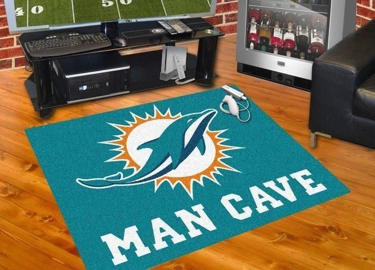 Miami Dolphins Area Rug Chrismas Gift