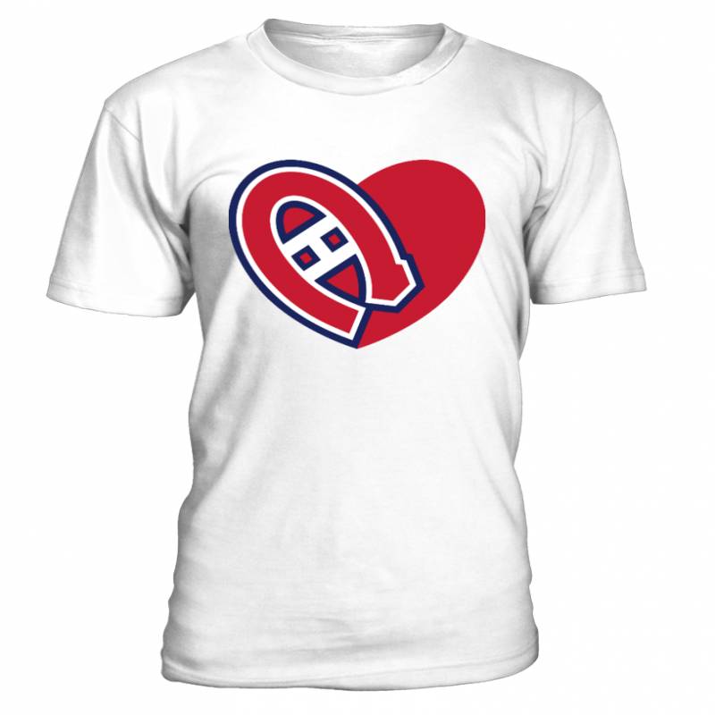 Montreal Canadiens Habs Love T shirts C-5VVDI