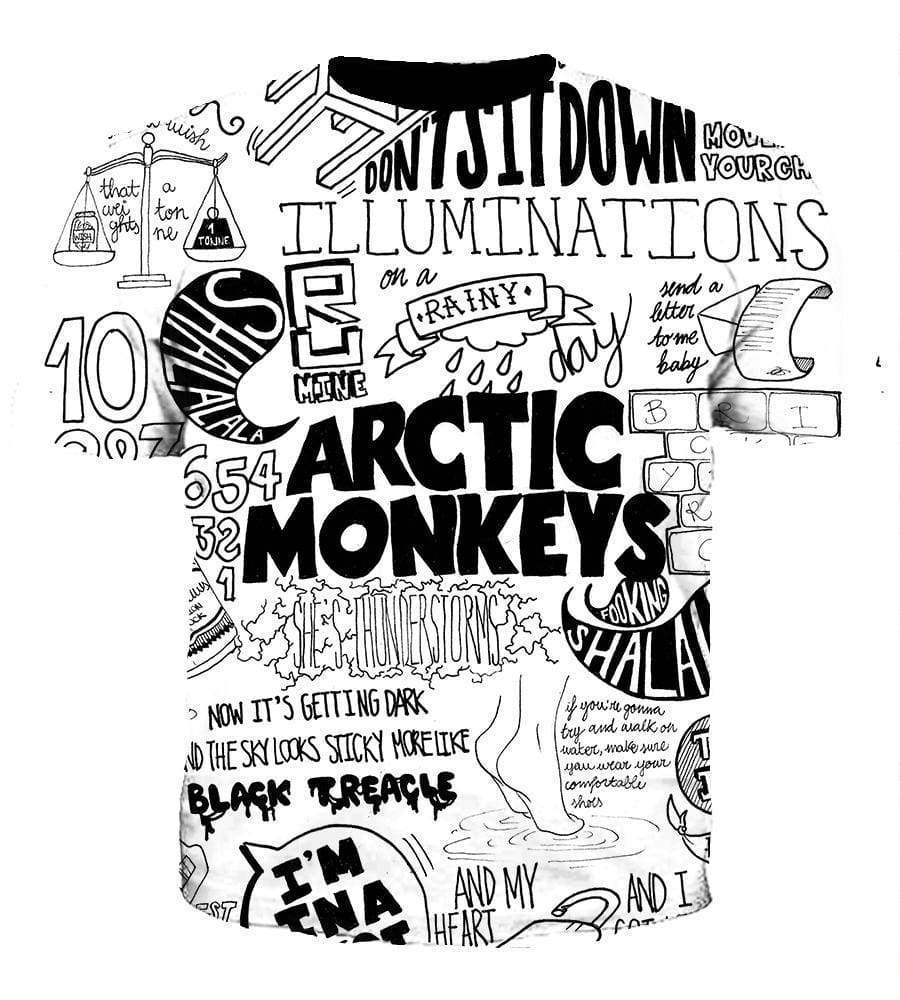 Arctic Monkeys Hoodies – Pullover White Hoodie