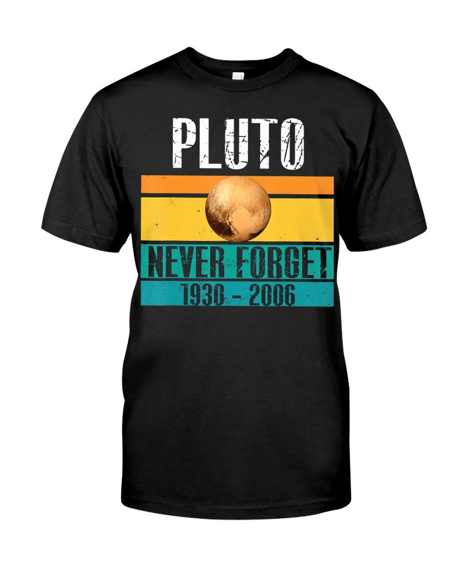 Vintage Sceince Geek Pluto Never Forget Classic T-Shirt