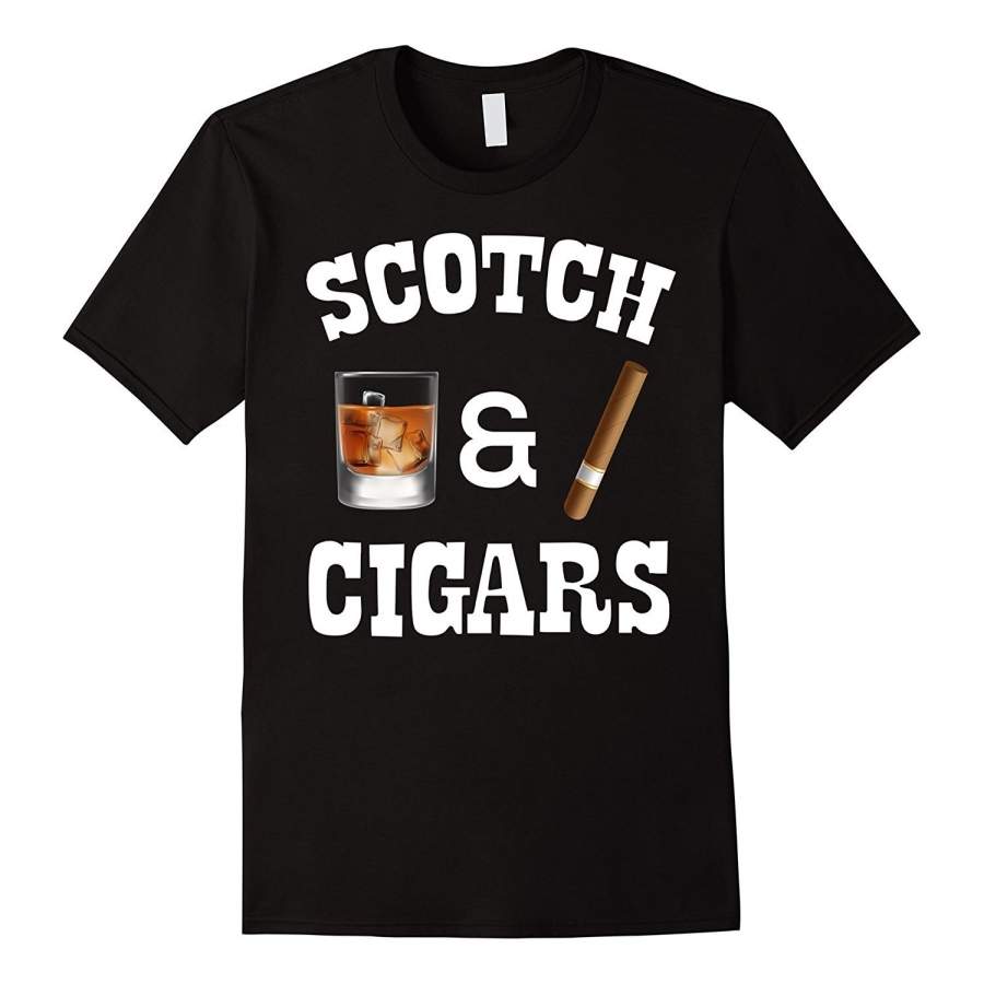 Scotch Drinker & Cigar Smoker Shirt – Ideal Classy Men Fashion Cotton T-Shirts