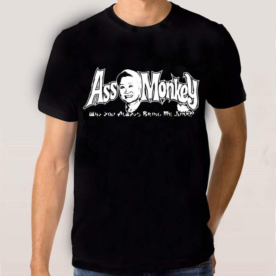 Gas Monkey And Load Parody Ass Monkey Men T Shirt Men Shirts T Shirts Fashion Casual Tee Tops Short Sleeve