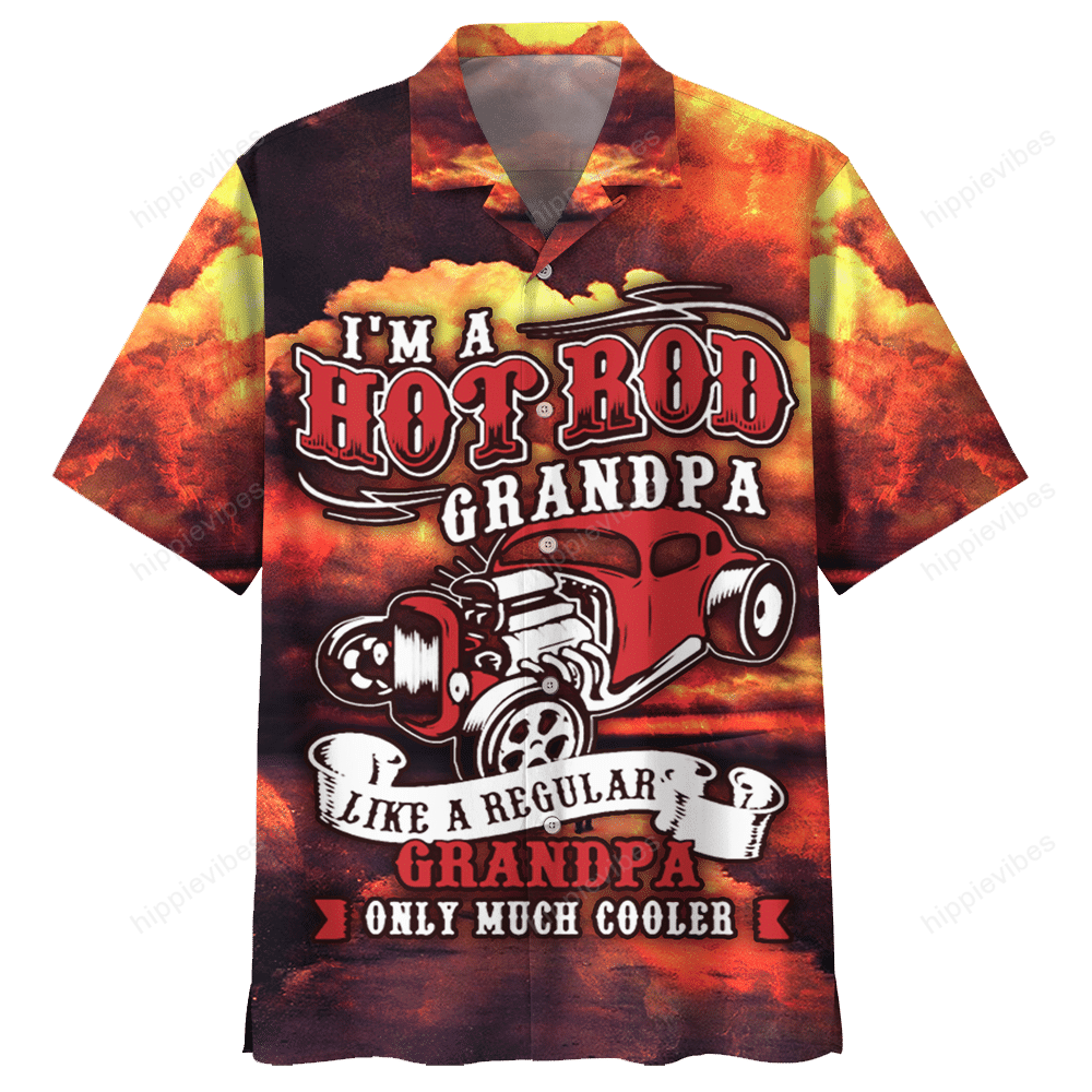 Hot Rod Grandpa Hawaiian Shirt Ha6209