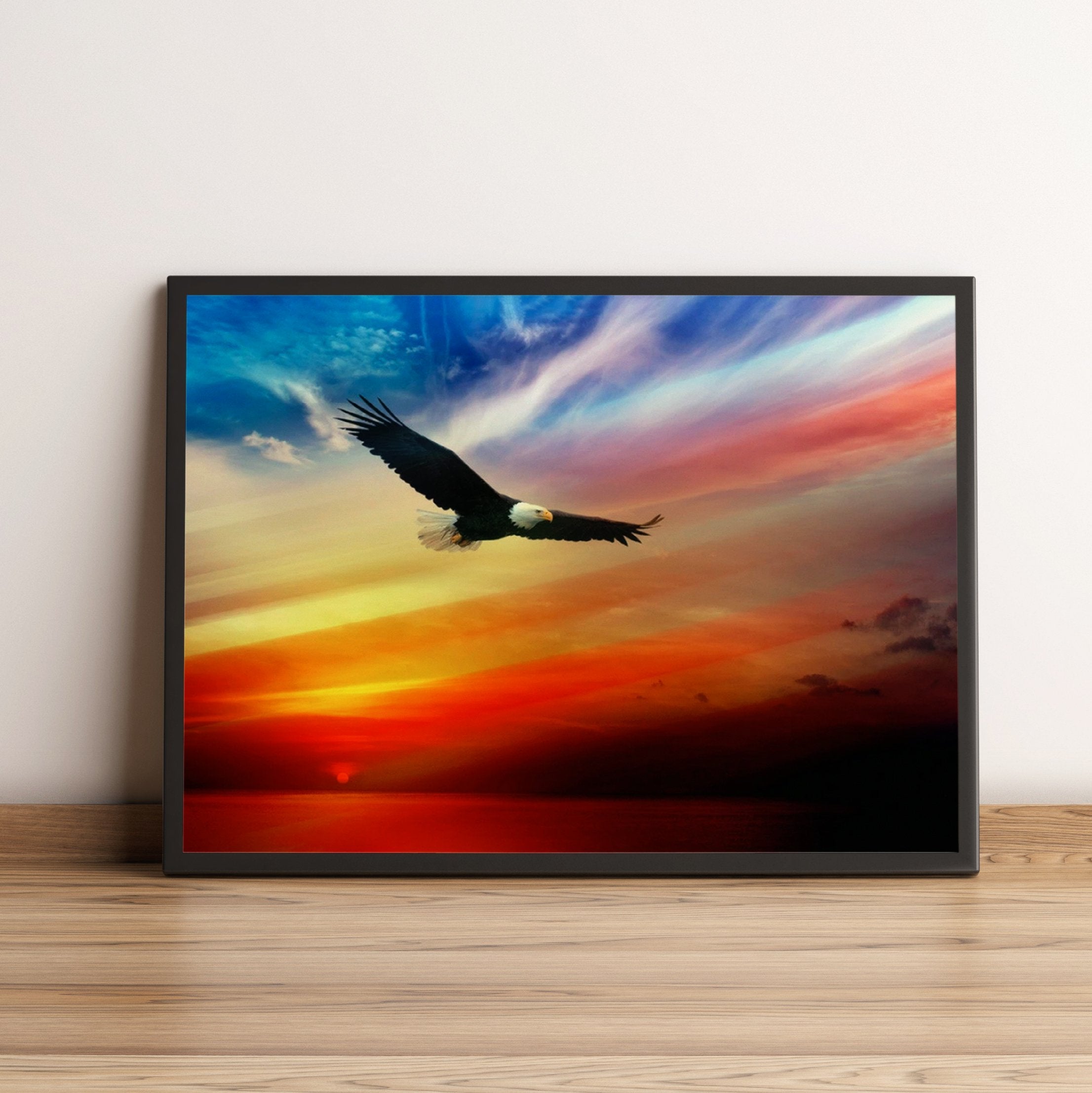 Usa Independence Day Eagle Canvas | Great Best Home Decor Best Gift Pretty Gift Canvas