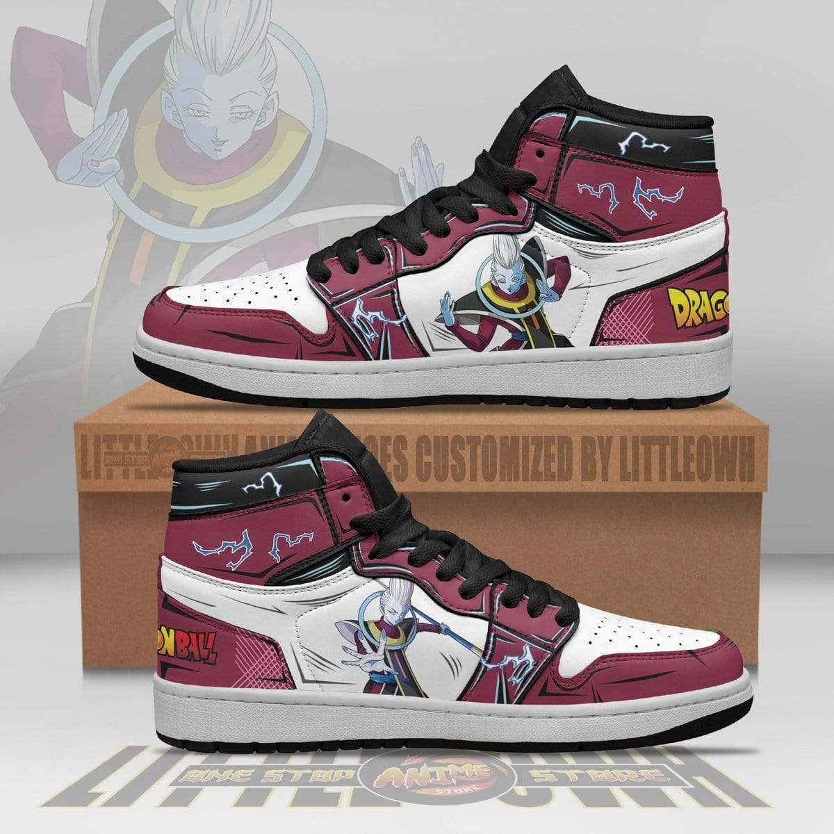 Whis Shoes Super Saiyan God Custom Anime Jd Sneakers