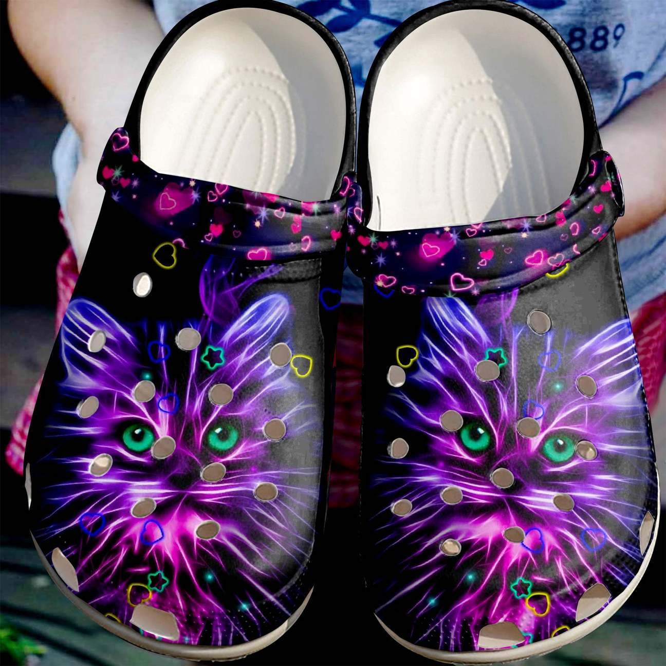 Cat Personalized Clog, Custom Name, Text Lovely Cat, Fashion Style For Women, Men, Kid, Print 3D