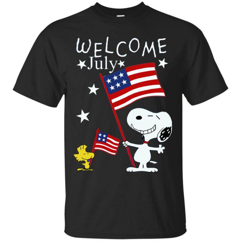 Snoopy Welcome July – 4Th Of July Shirt