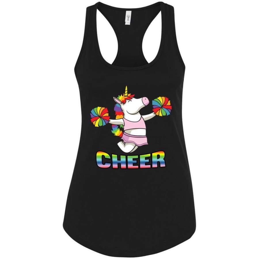 Unicorn Cheer Tank Tops