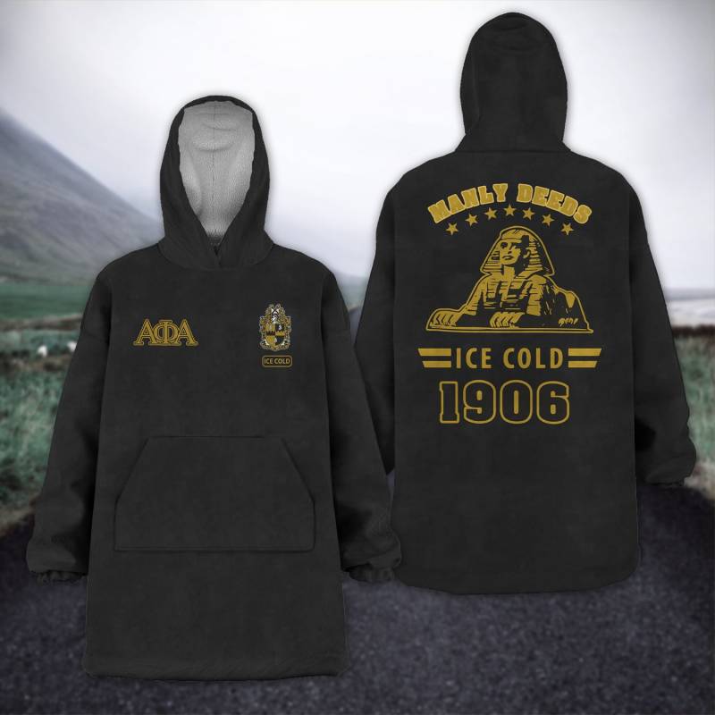 ALPHA PHI ALPHA FLEECE LAZY PAJAMAS HOODIE 21320204