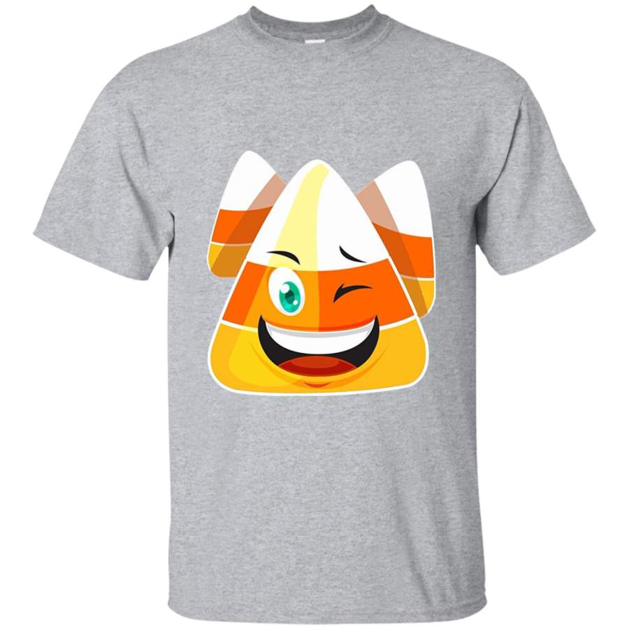 Candy Corn Halloween Emoticon Tee Shirt Costume Happy 2017 Men