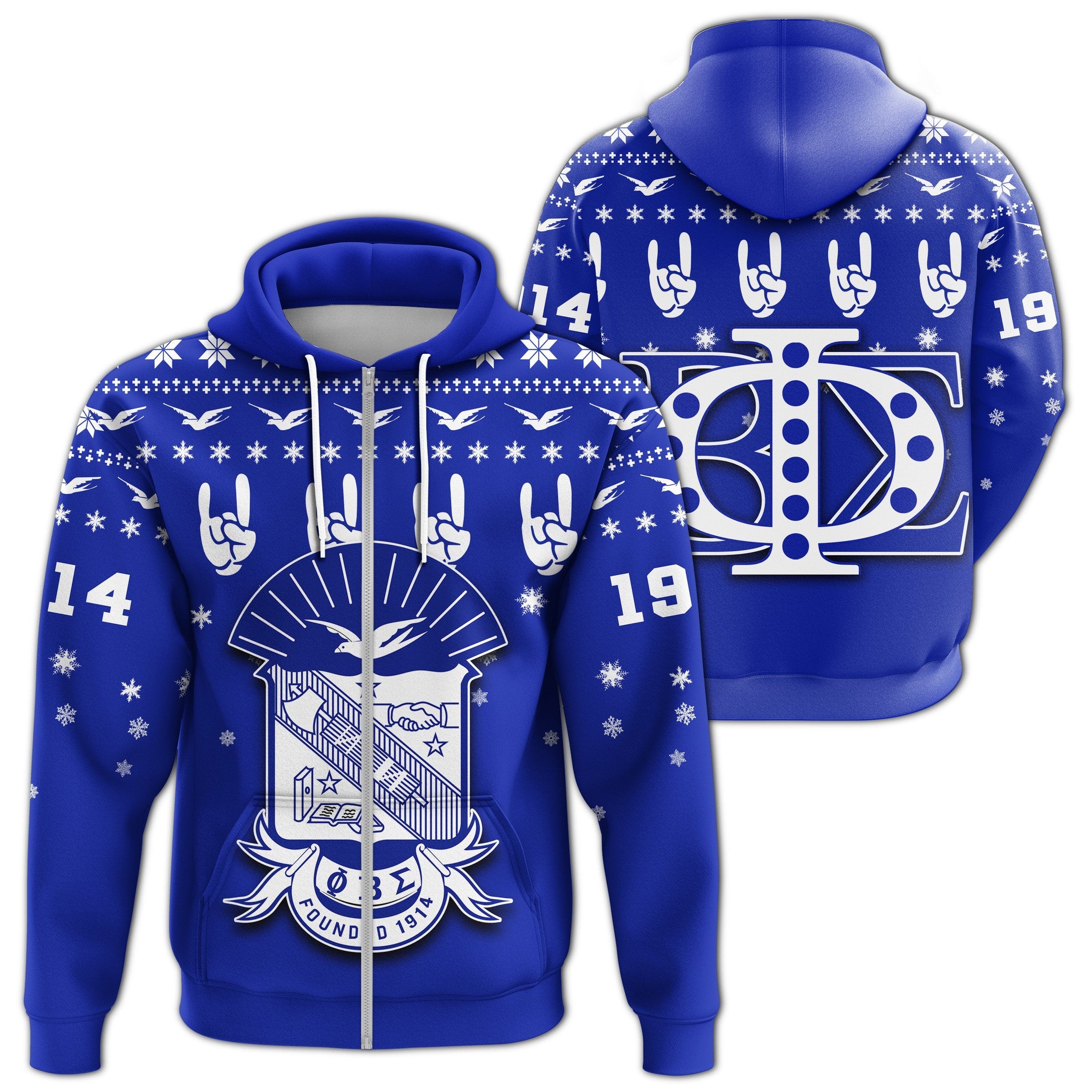 Fraternity Hoodie – Phi Beta Sigma Helen Christmas