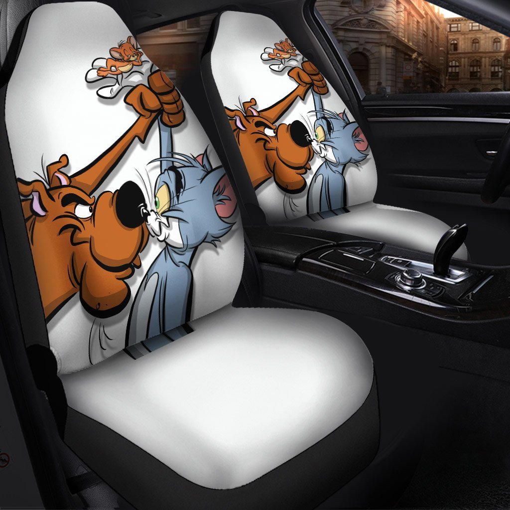 Tom Jerry Scooby Doo Cartoon Car Seat Covers
