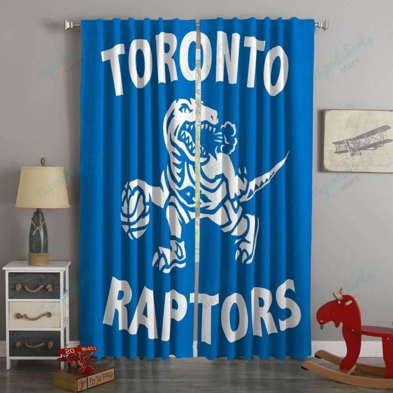 3D Printed Toronto Raptors Style Custom Living Room Curtains