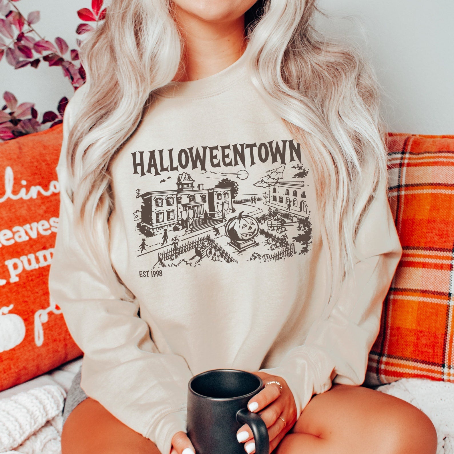 Halloween Est 1998 Sweatshirt 2D Crewneck Sweatshirt All Over Print Sweatshirt For Women Sweatshirt For Men Sws3997