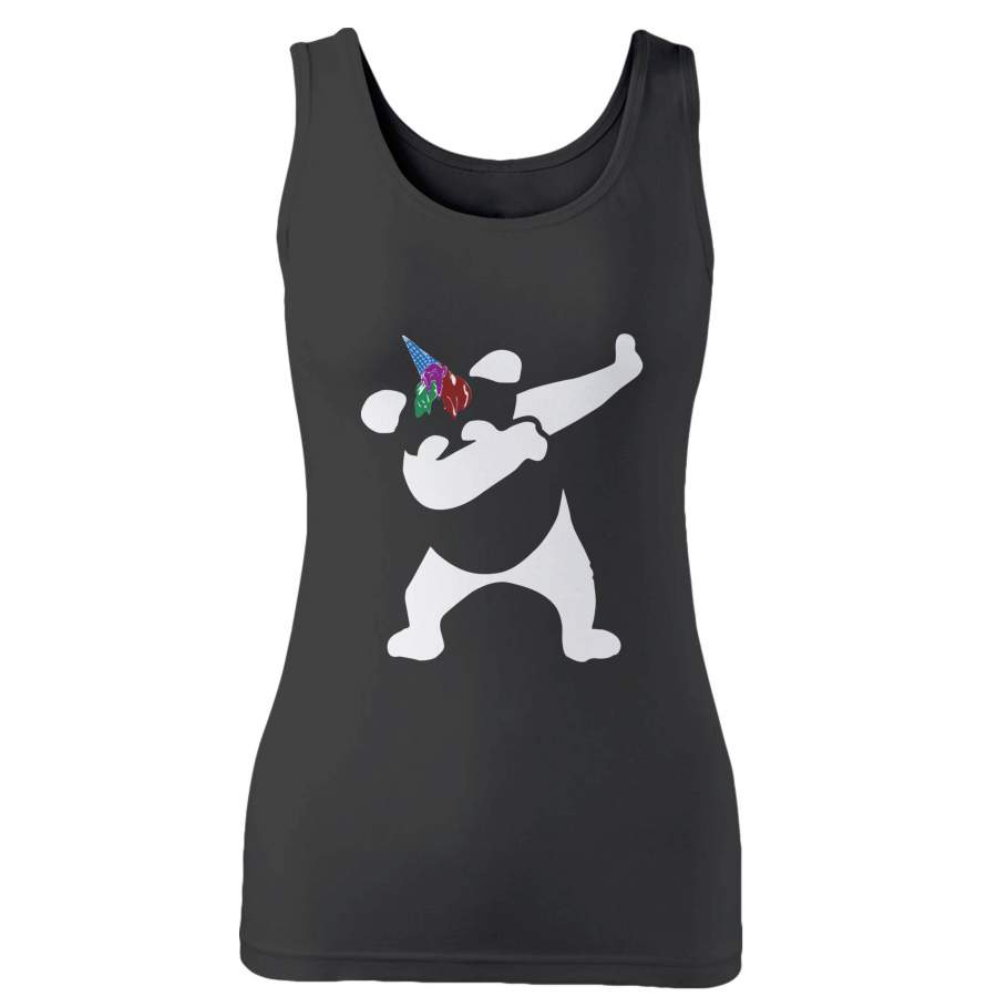 Dabbing Pandicorn Ice Cream Woman’s Tank Top