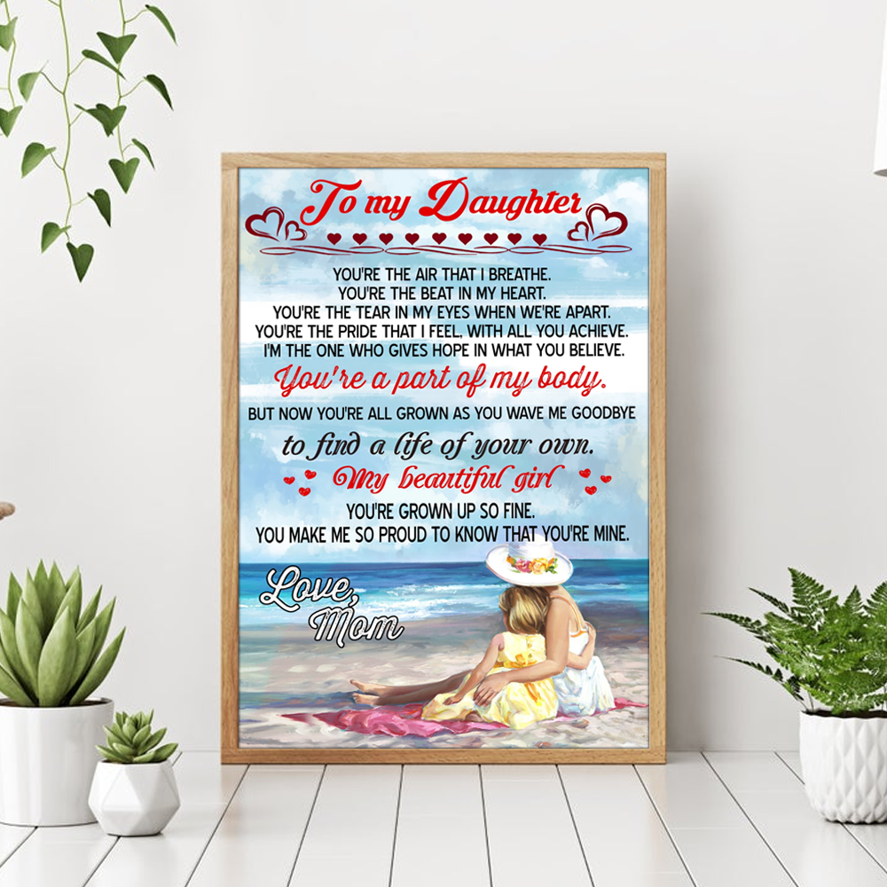 To My Daughter Poster Gift For Daughter - Poster Art Design