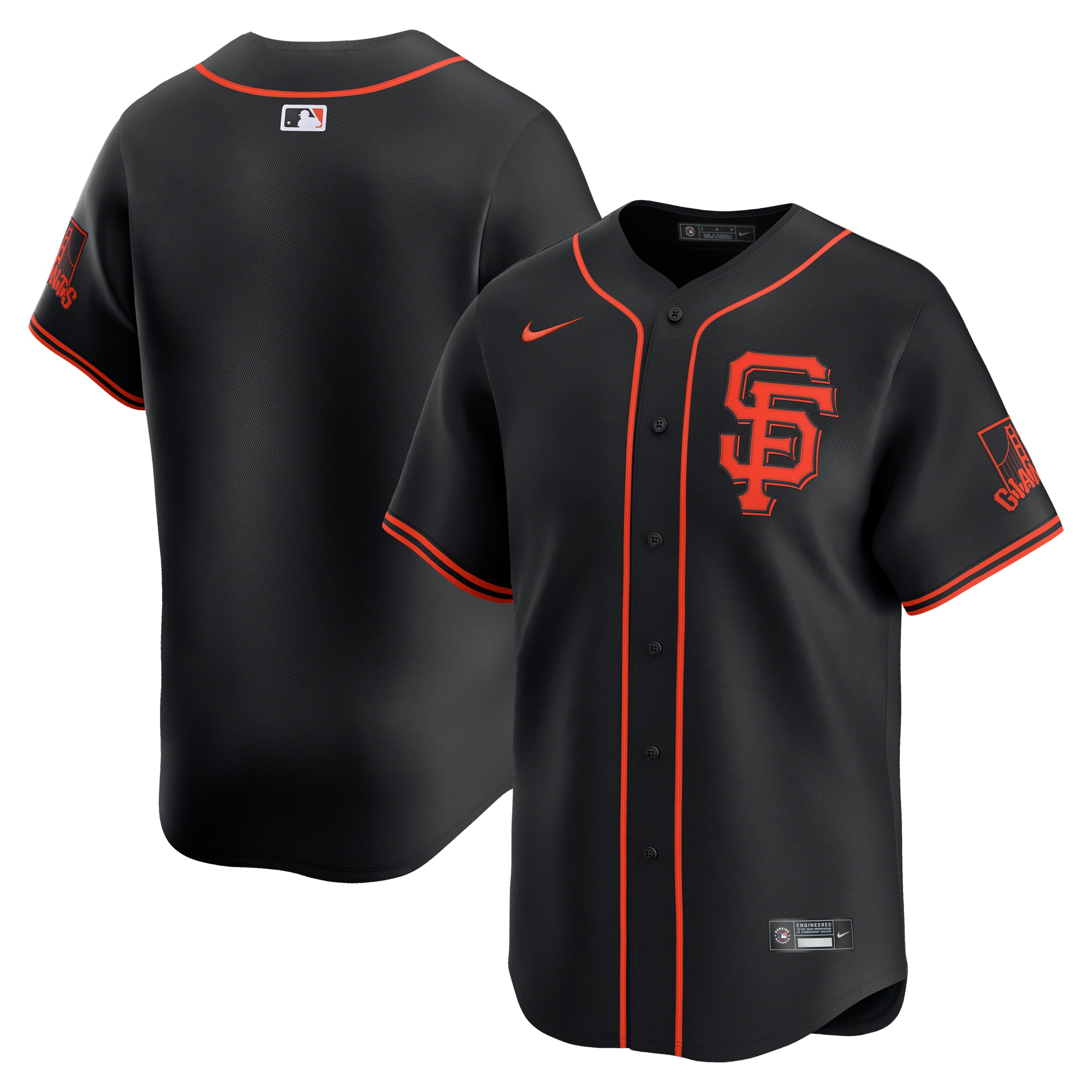 San Francisco Giants Alternate Limited Jersey  Black