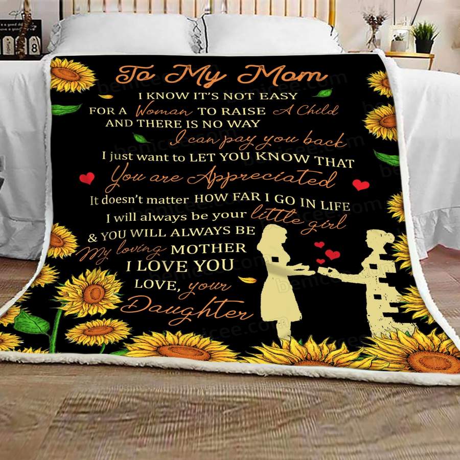 You’ll Always Be My Loving Mother Giving Mom Blanket