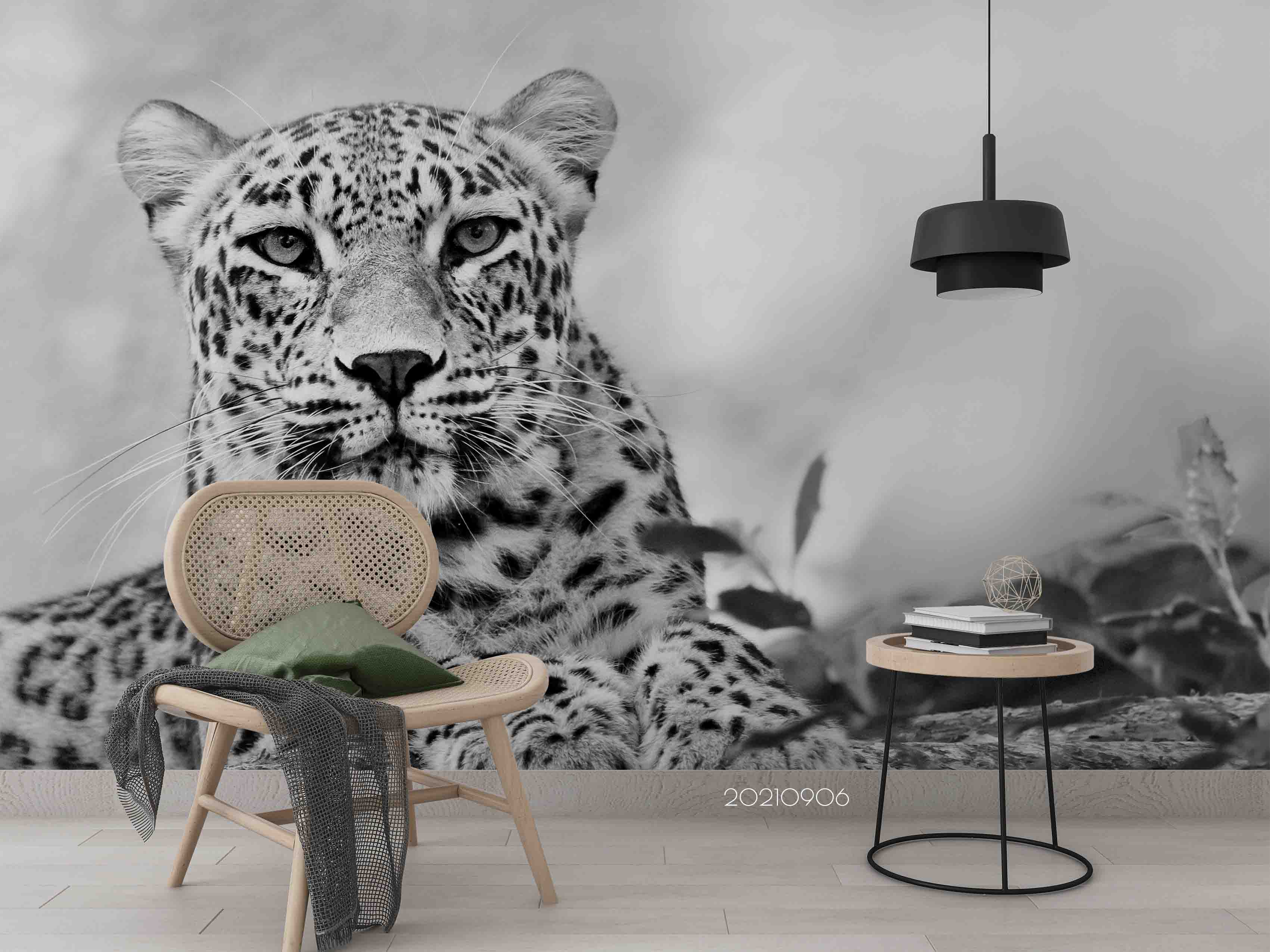 3D Animal Leopard Wall Mural Wallpaper Lqh 499