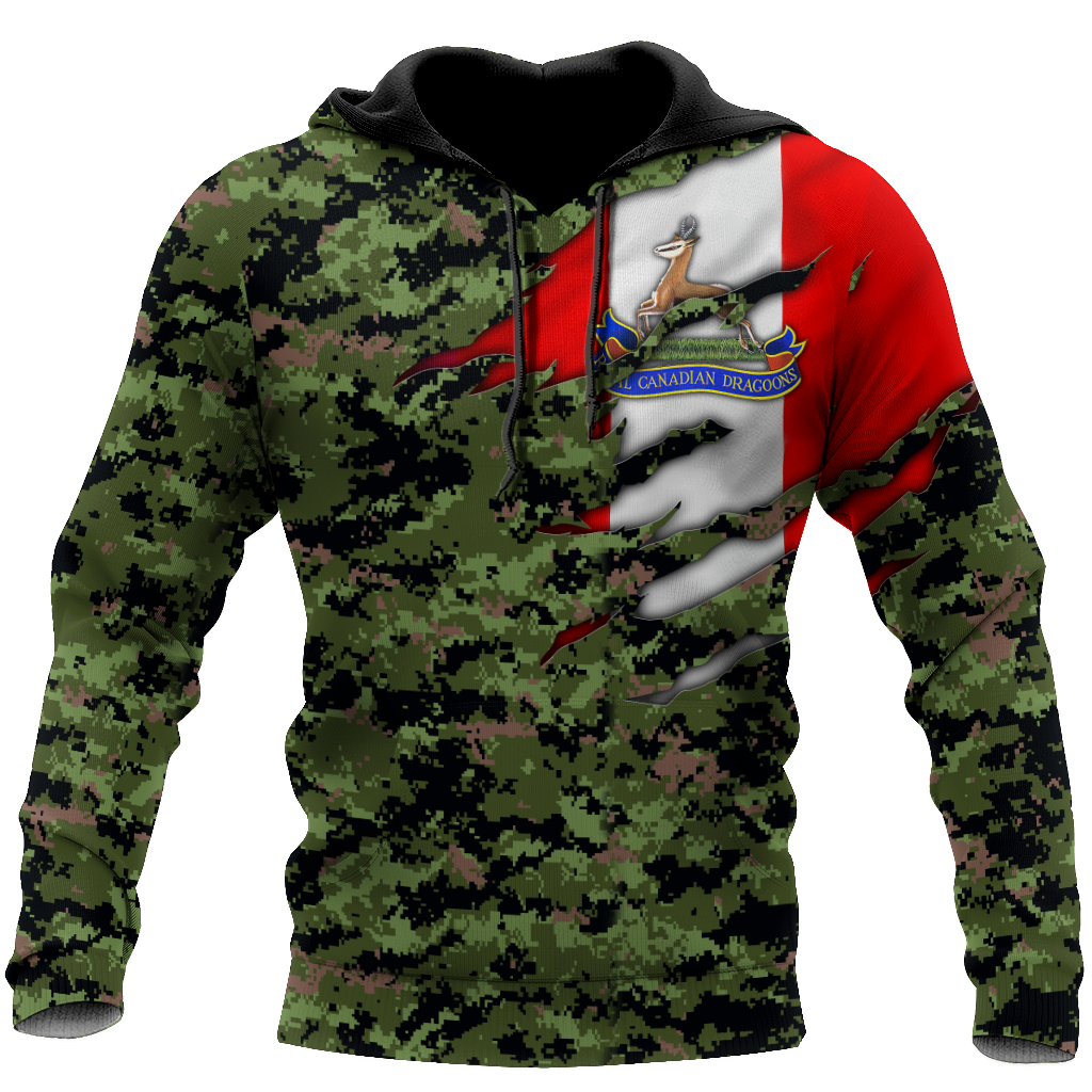 Royal Canadian Dragoons Pullover 3D All Over Printed Shirts PD12032103