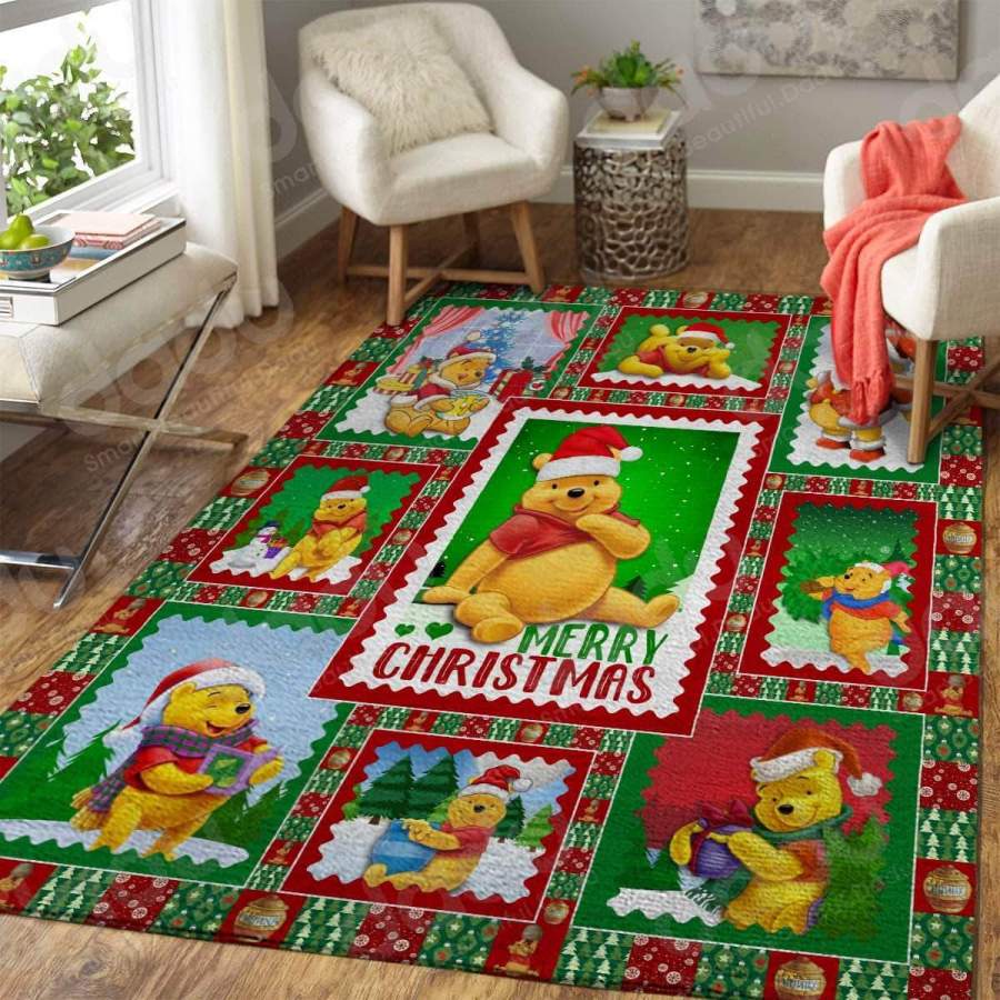 Pooh Bear Xmas  – Area Rug