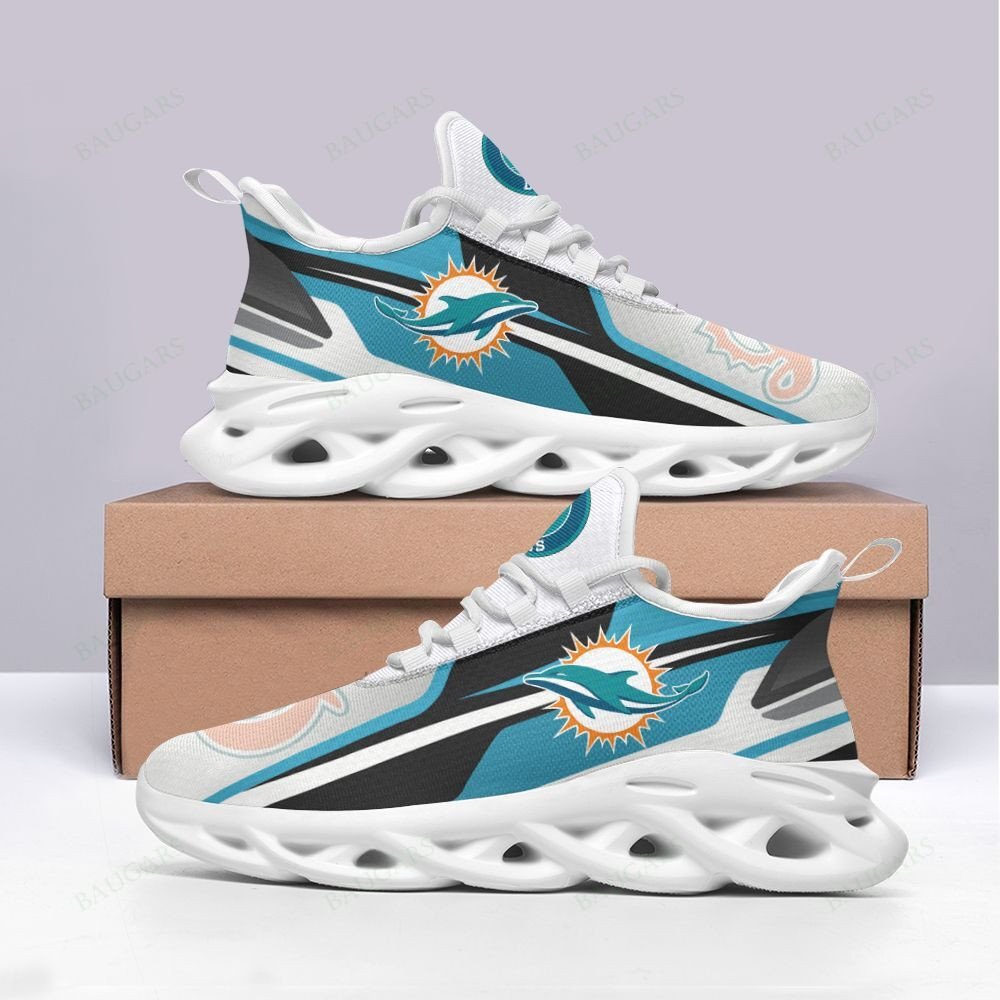 Miami Dolphins Yezy Running Sneakers Art 335