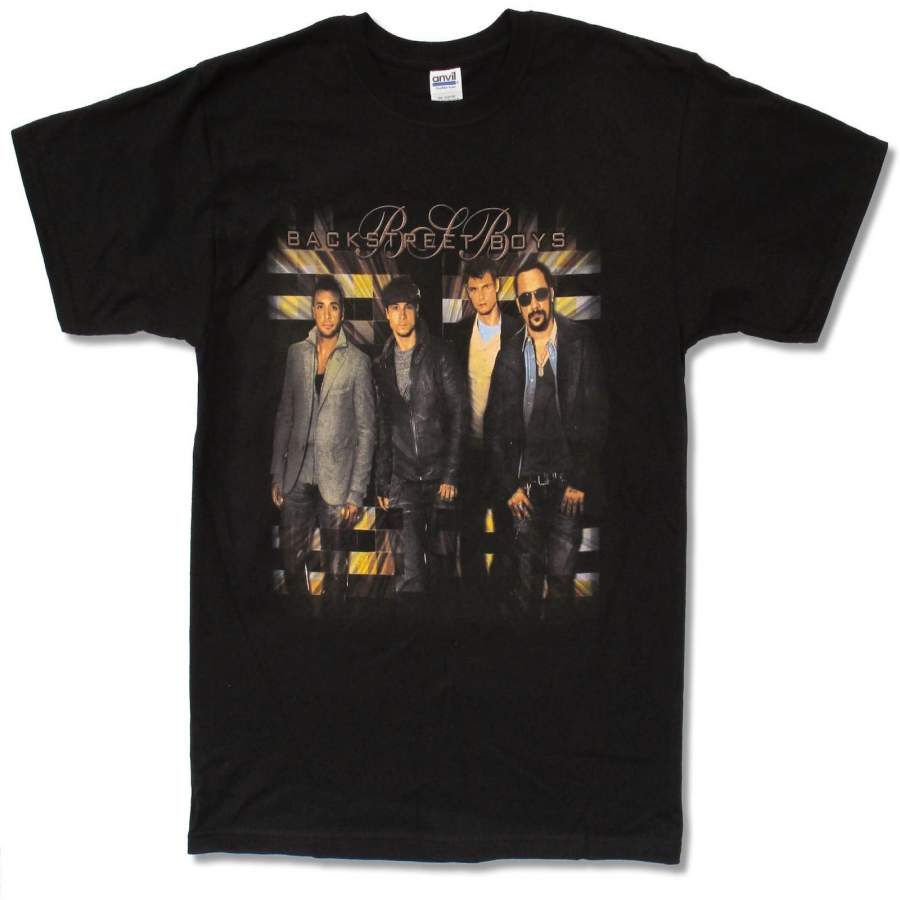 Backstreet Boys Photo Tour Black Men’S T-Shirt