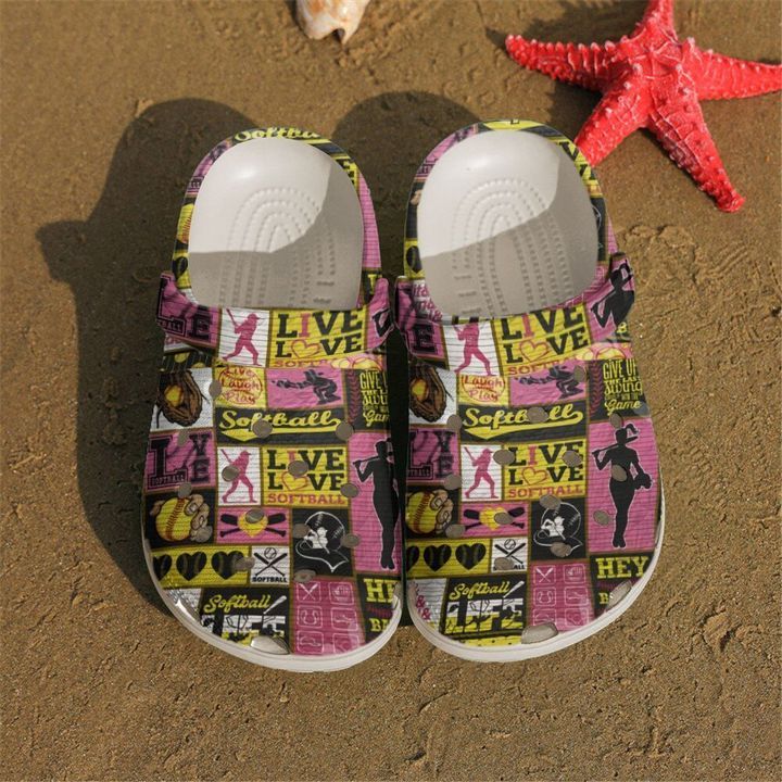 Softball Live Love Sku 2393 Crocs Crocband Clog Comfortable For Mens Womens Classic Clog Water Shoes