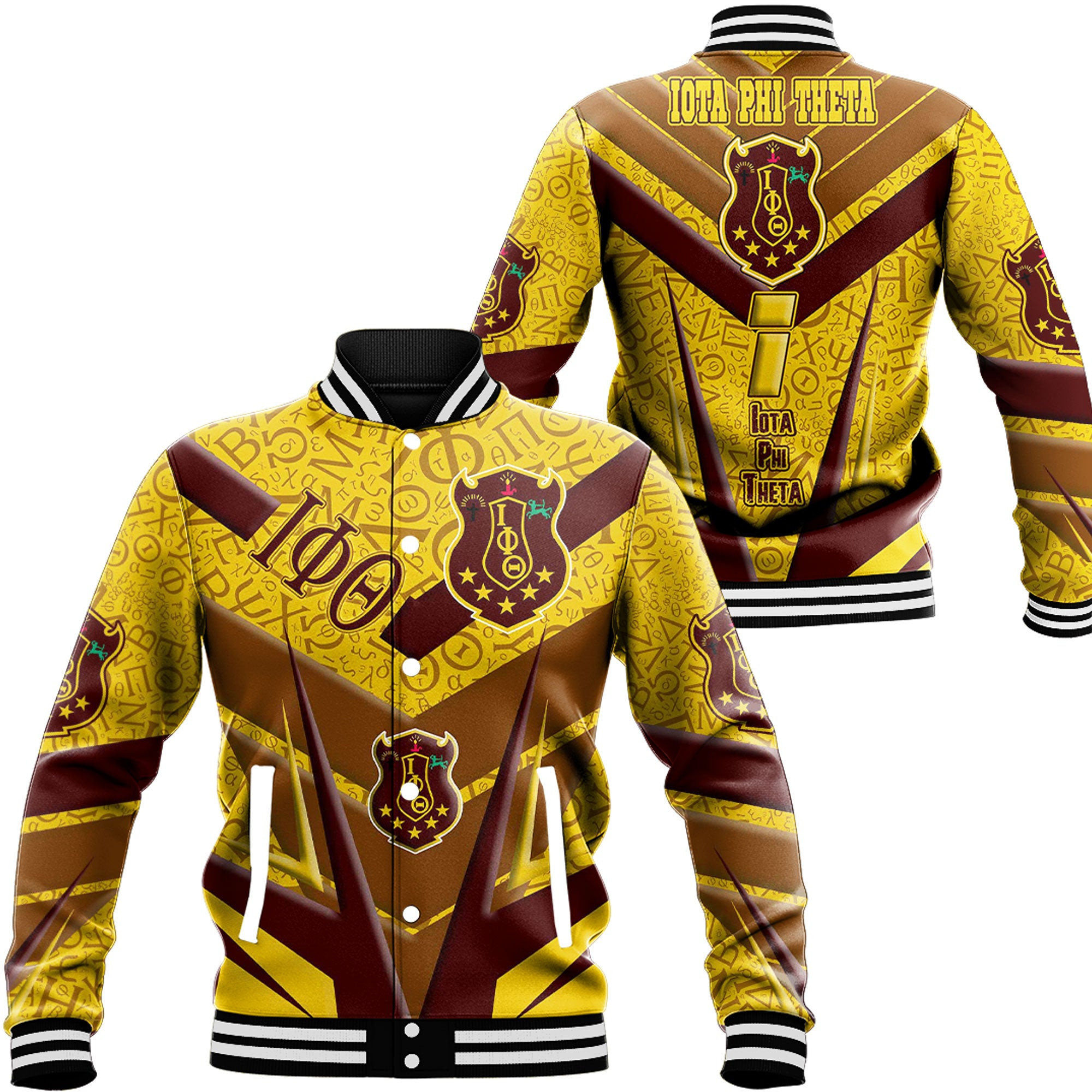 Africa Zone Clothing – Iota Phi Theta Sporty Style Baseball Jackets A35