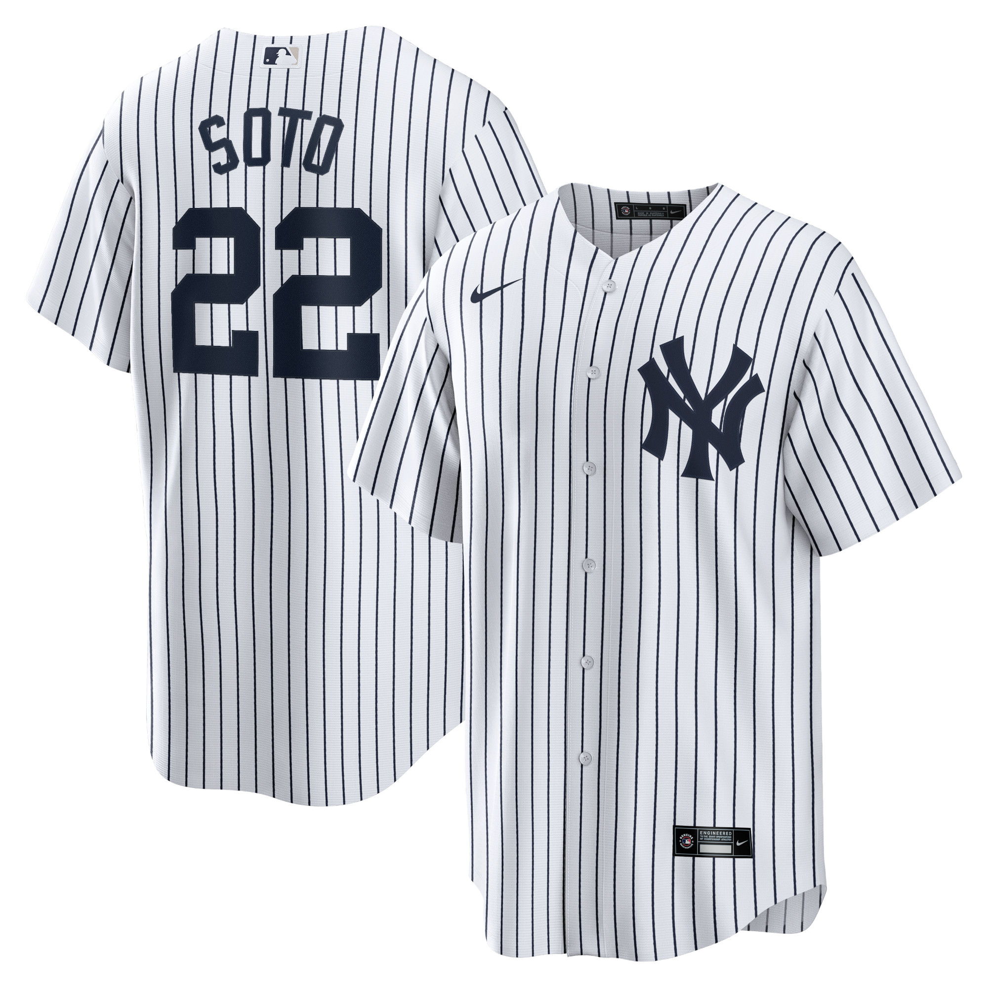 Juan Soto New York Yankees Youth Home Replica Player Jersey – White