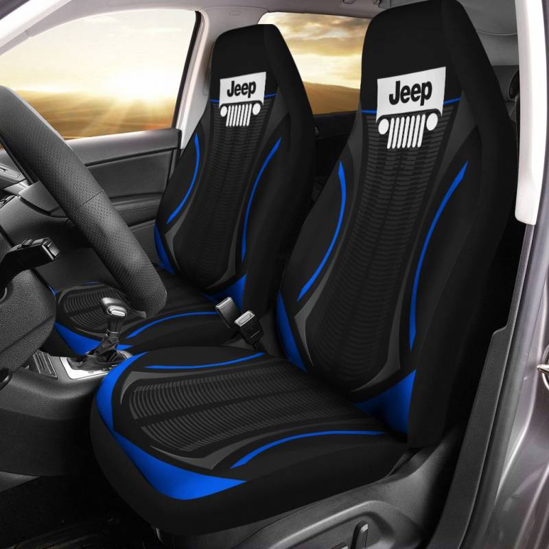 Jeep Gladiator NCT Car Seat Cover (Set of 2) Ver 2 (Blue)