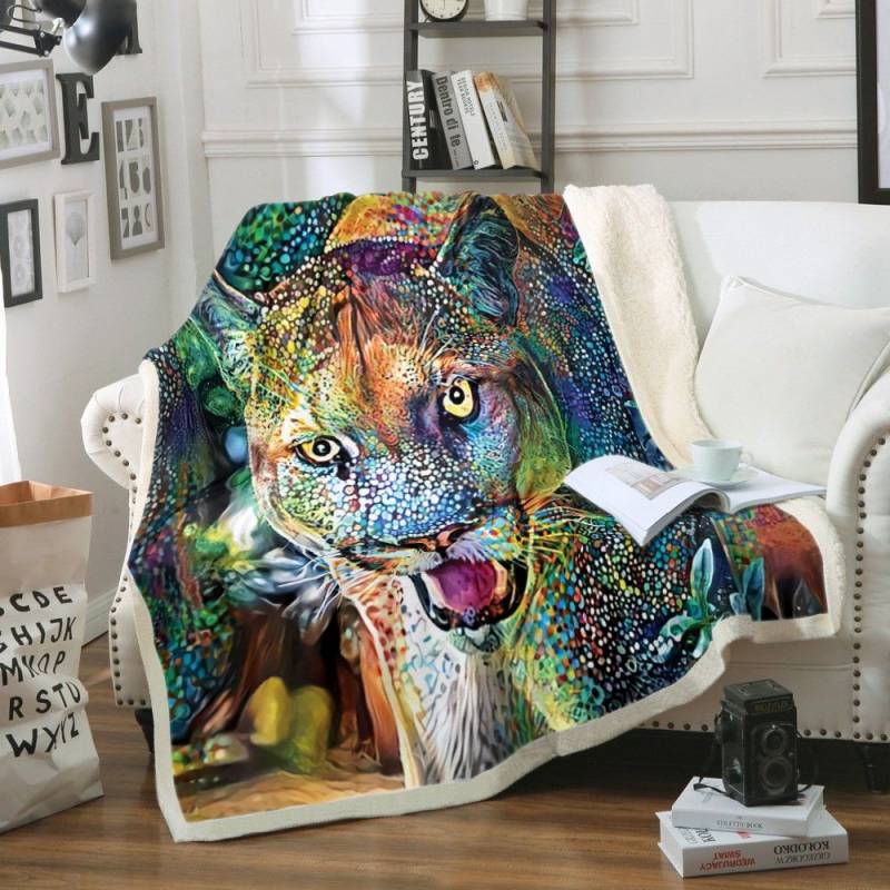 Tiger TN2612163TT Sherpa Fleece Blanket