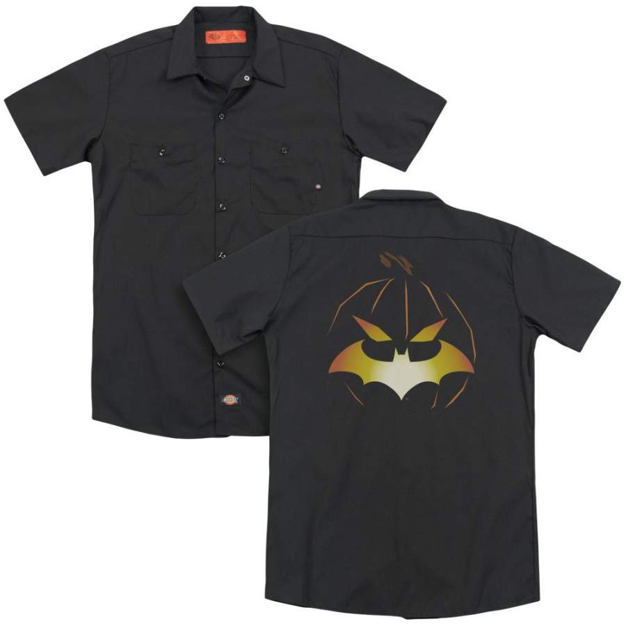 Batman – Jack O’bat (Back Print) Adult Work Shirt