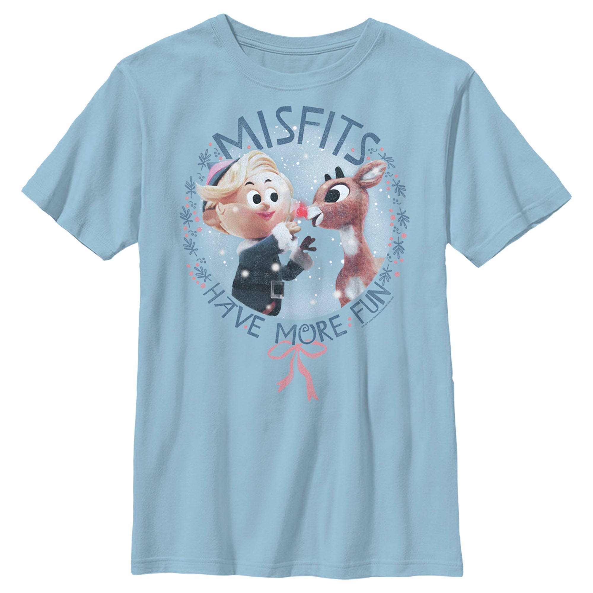 Rudolph The Red-Nosed Reindeer Boy’S Misfits Have More Fun  T-Shirt