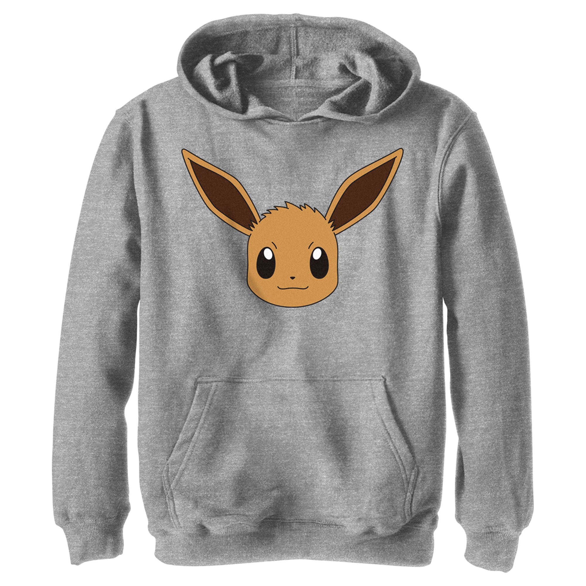 Boy’S Pokemon Eevee Face Pull Over Hoodie