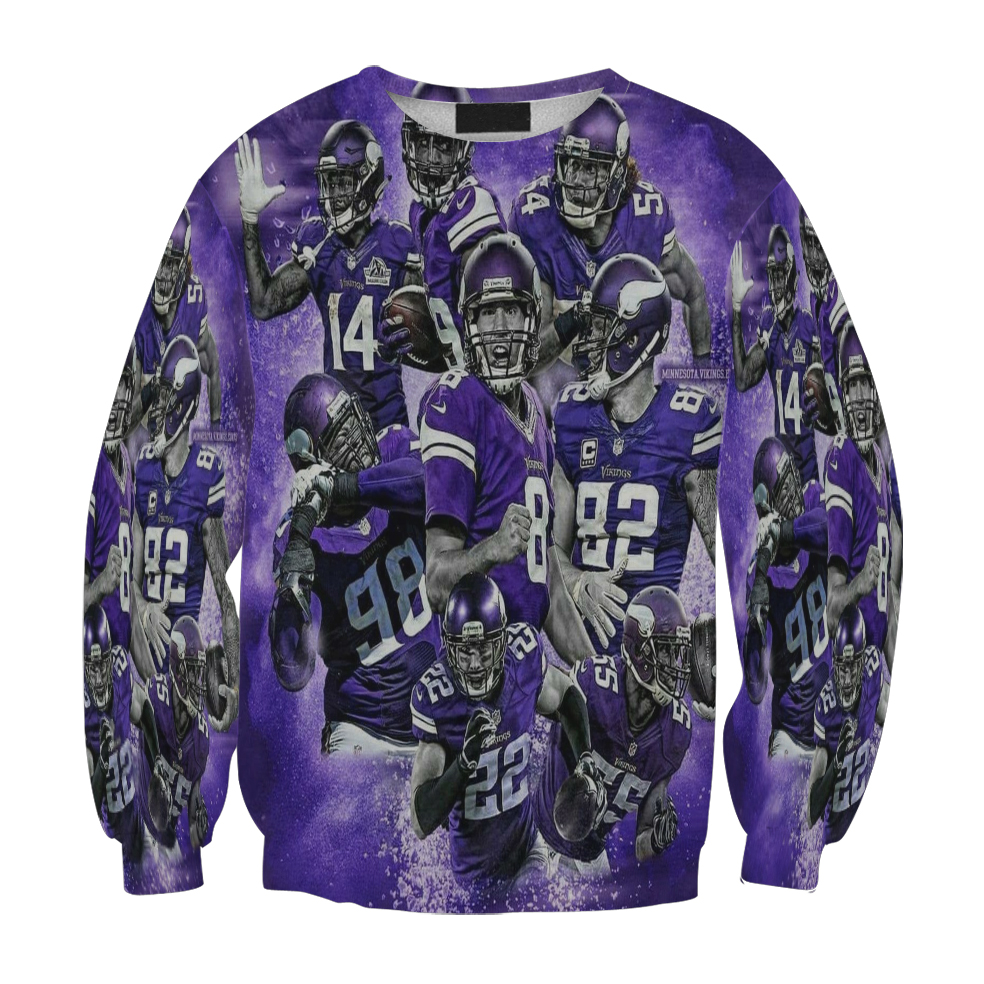 Minnesota Vikings Team V13 Gift For Fan 3D Full Printing Sweatshirt