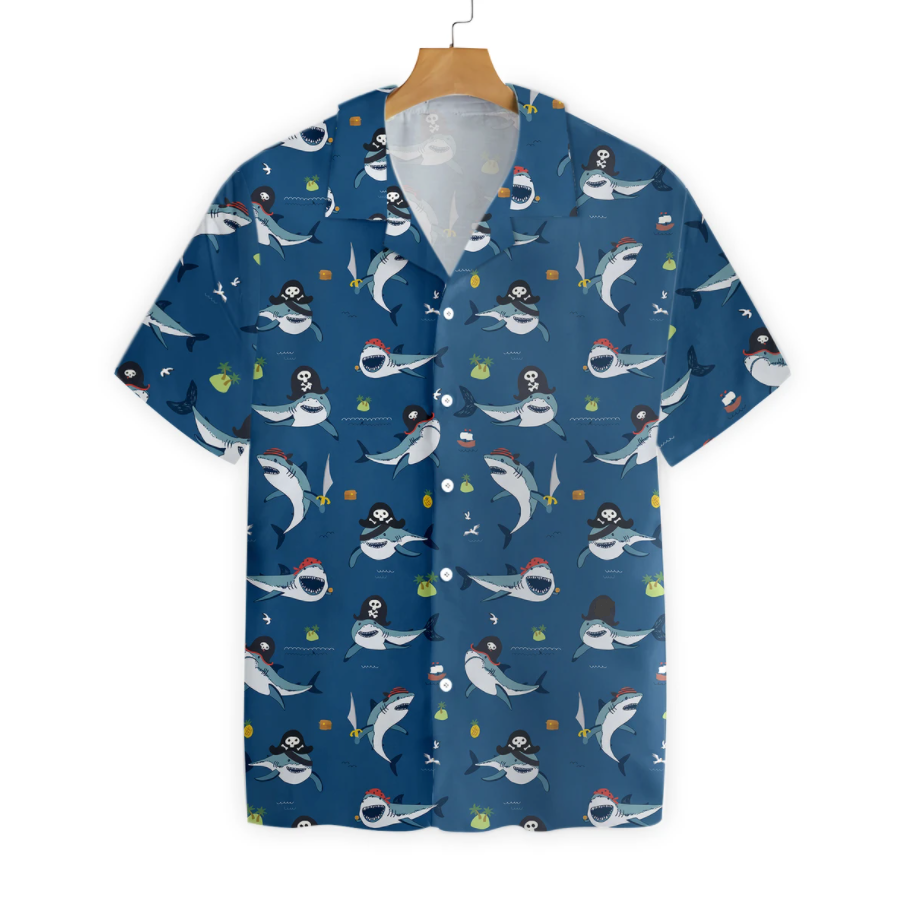 Shark Pirates Hawaiian Shirt