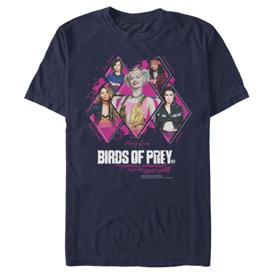 Birds of Prey Men’s Harley’s Diamond Squad  T Shirt